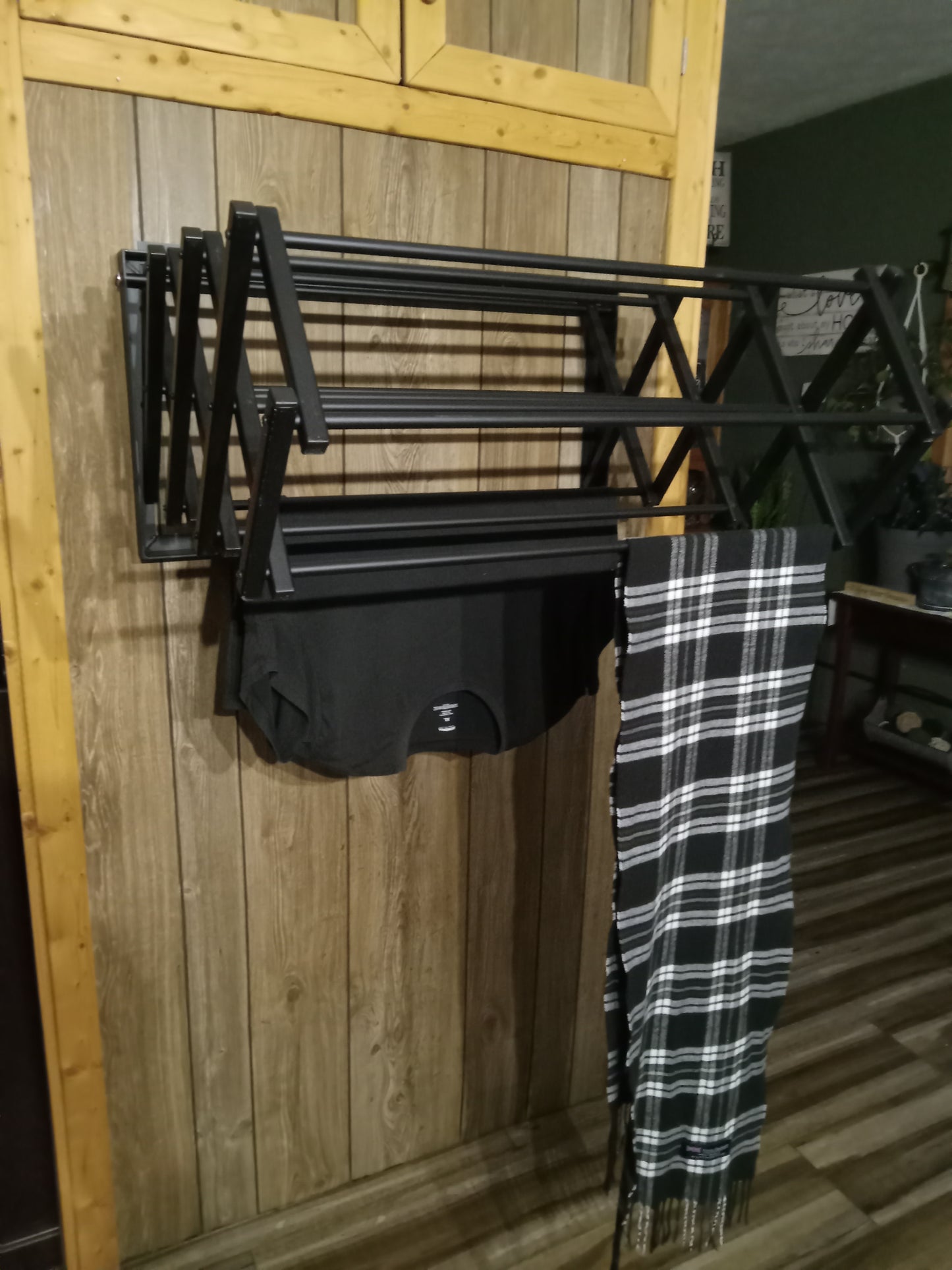 Collapsing Clothes Drying Rack With Mount Options