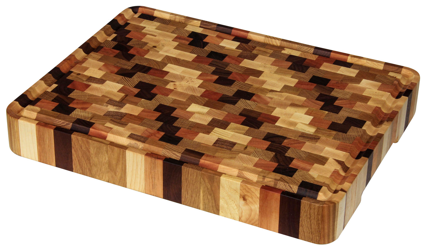 End-Grain Chopping Block With Juice Grooves