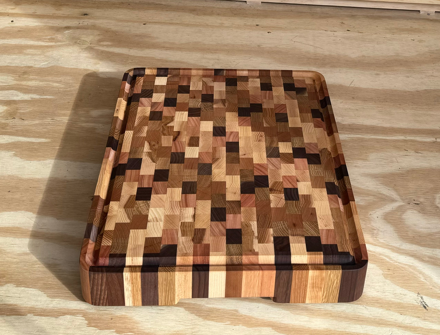 End-Grain Chopping Block With Juice Grooves