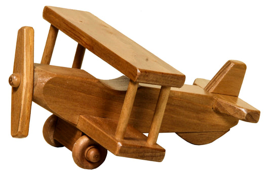 Amish Handcrafted Toy Wooden Airplane