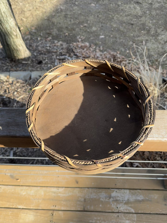 Artisanal Lazy Susan Basket